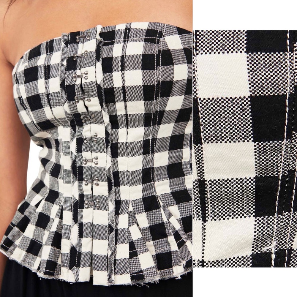 ***SOLD***Free People Lights Out Corset Top - Picture 7 of 17